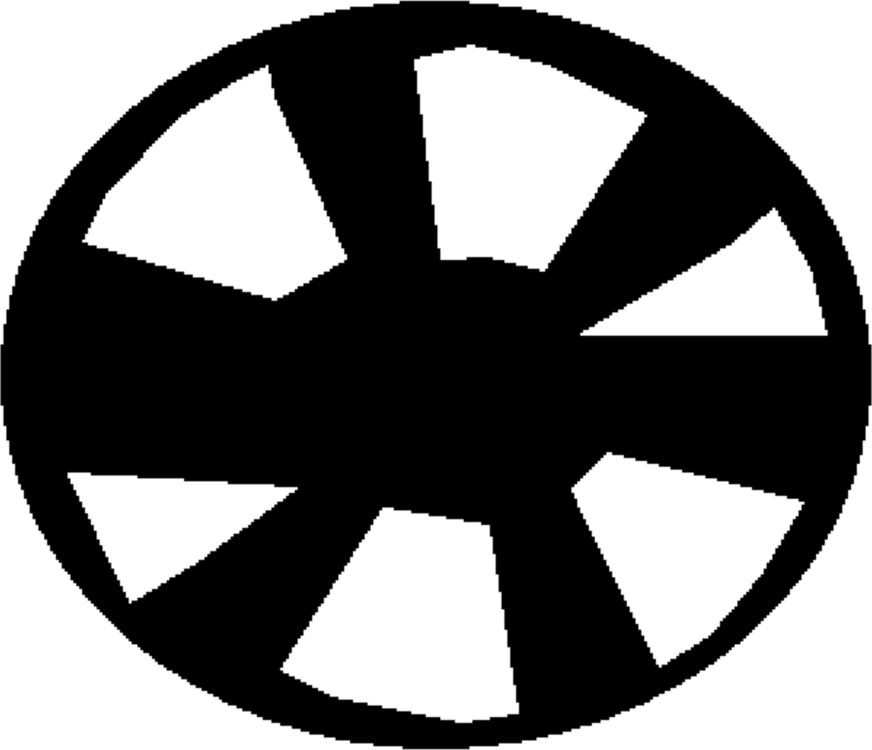 Classic Film Reel Icon PNG with transparent background