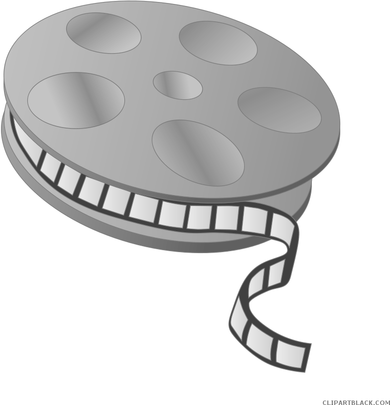 Classic Film Reel Illustration PNG with transparent background
