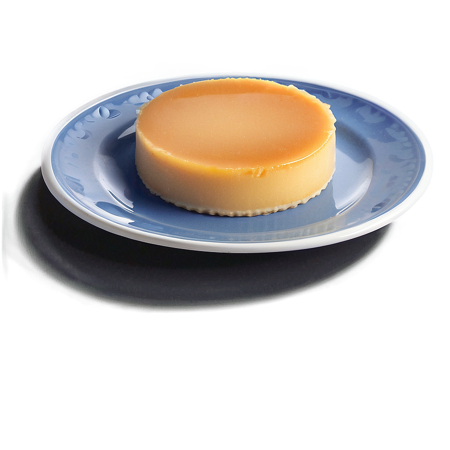 Classic Flan Dessert Preparation Png 94