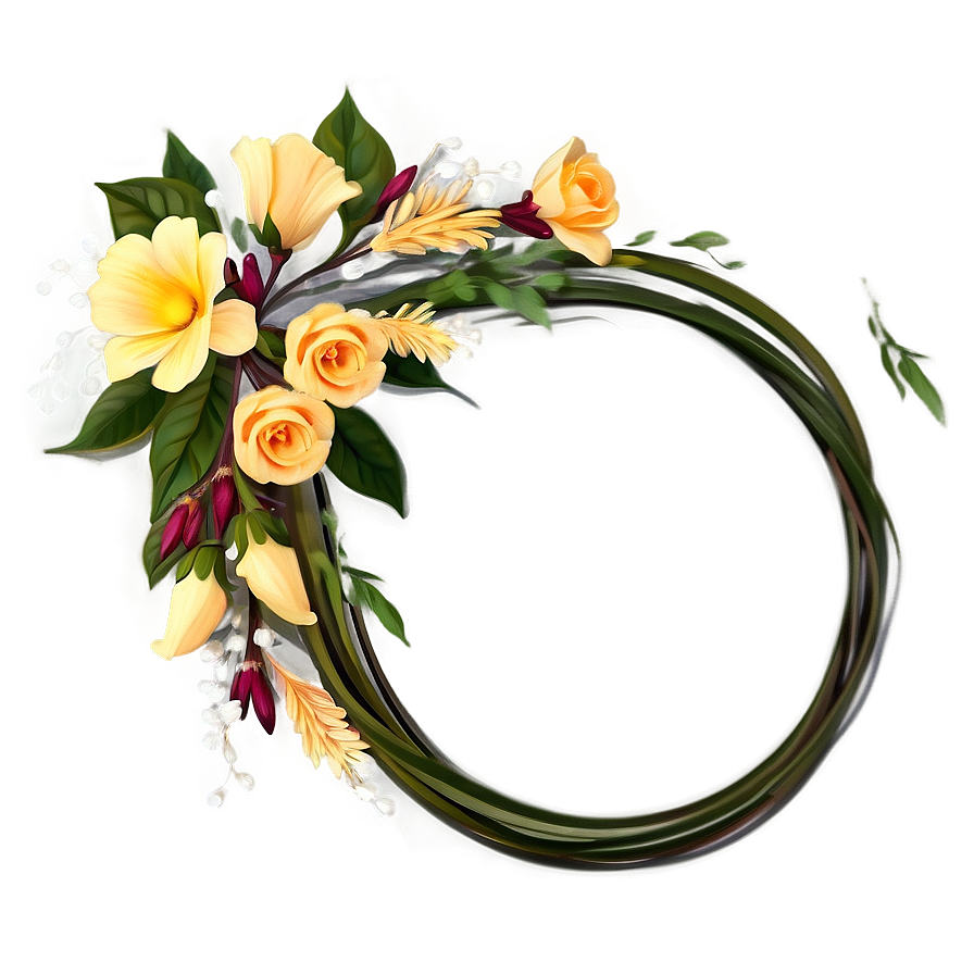 Classic Floral Artistry Png 93