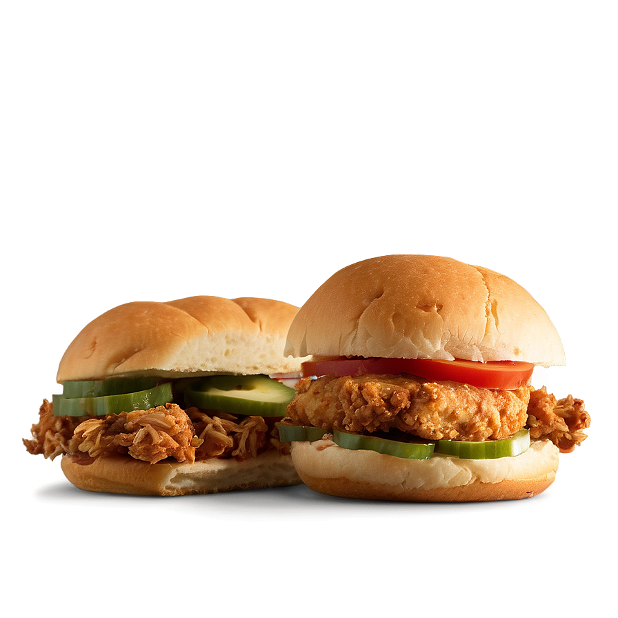 Classic Fried Chicken Sandwich Png 06132024