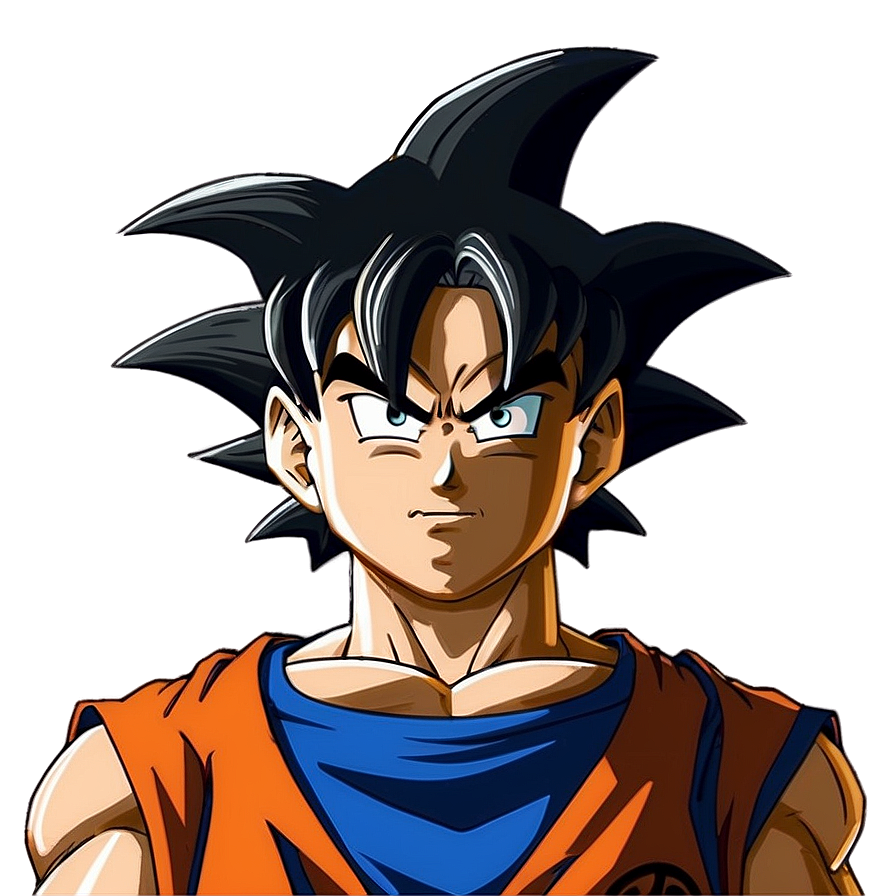 Classic Goku Hair Outline Png 06122024