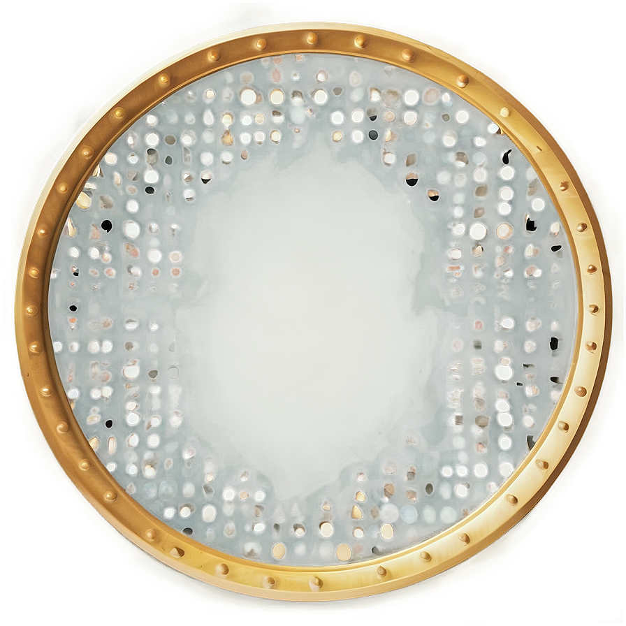 Classic Gold Circle Frame PNG 55 PNG image with a transparent background, free high-resolution download