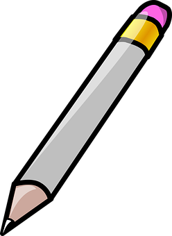 Classic Graphite Pencil PNG with transparent background