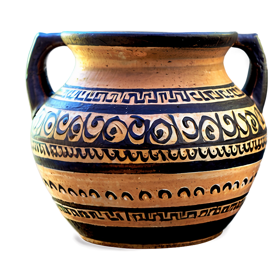 Classic Greek Pottery Png Ope