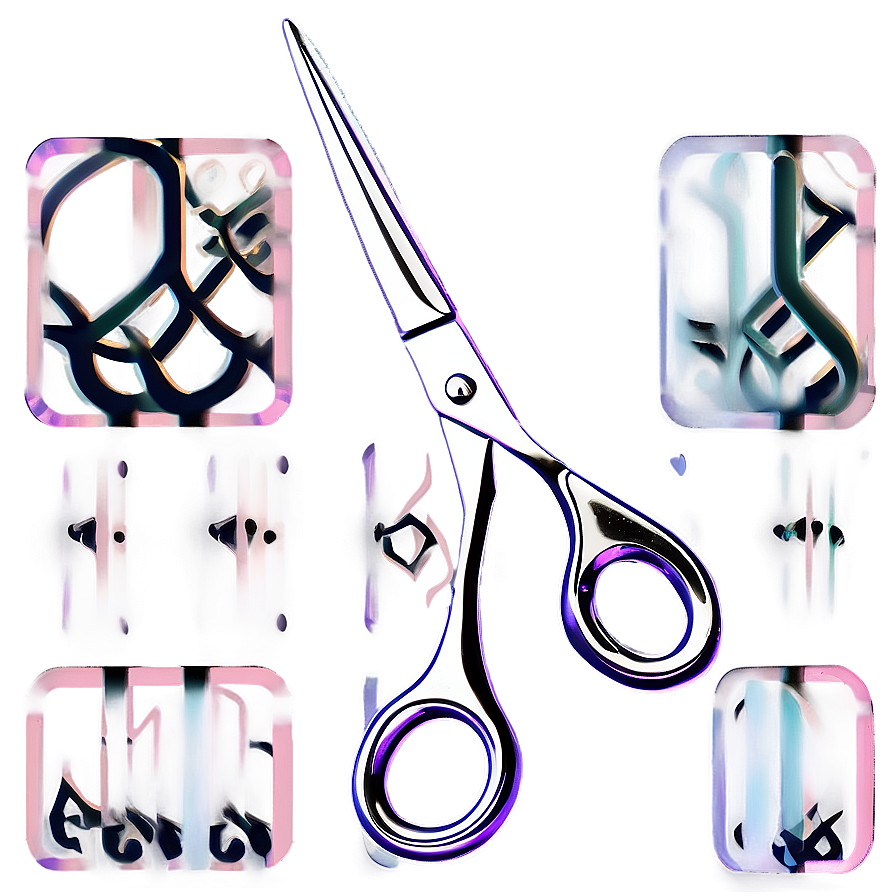 Classic Hair Trimming Scissors Png 1