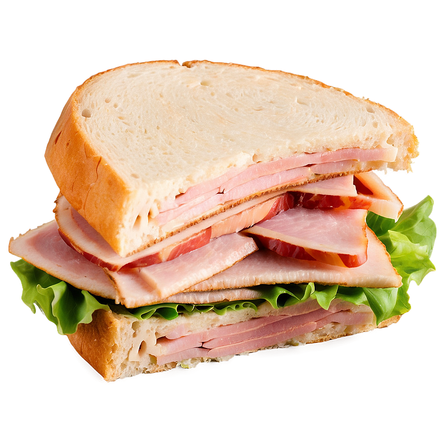 Classic Ham Sandwich PNG 05232024 PNG image with a transparent background, free high-resolution download