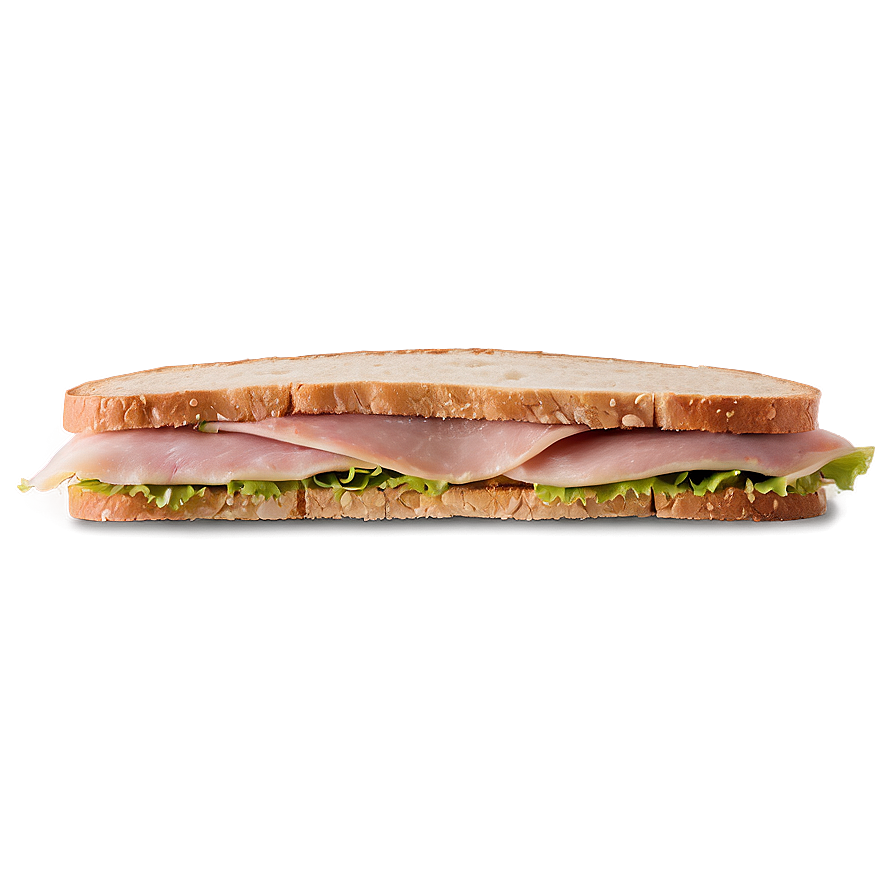 Classic Ham Sandwich PNG 05232024 PNG with transparent background