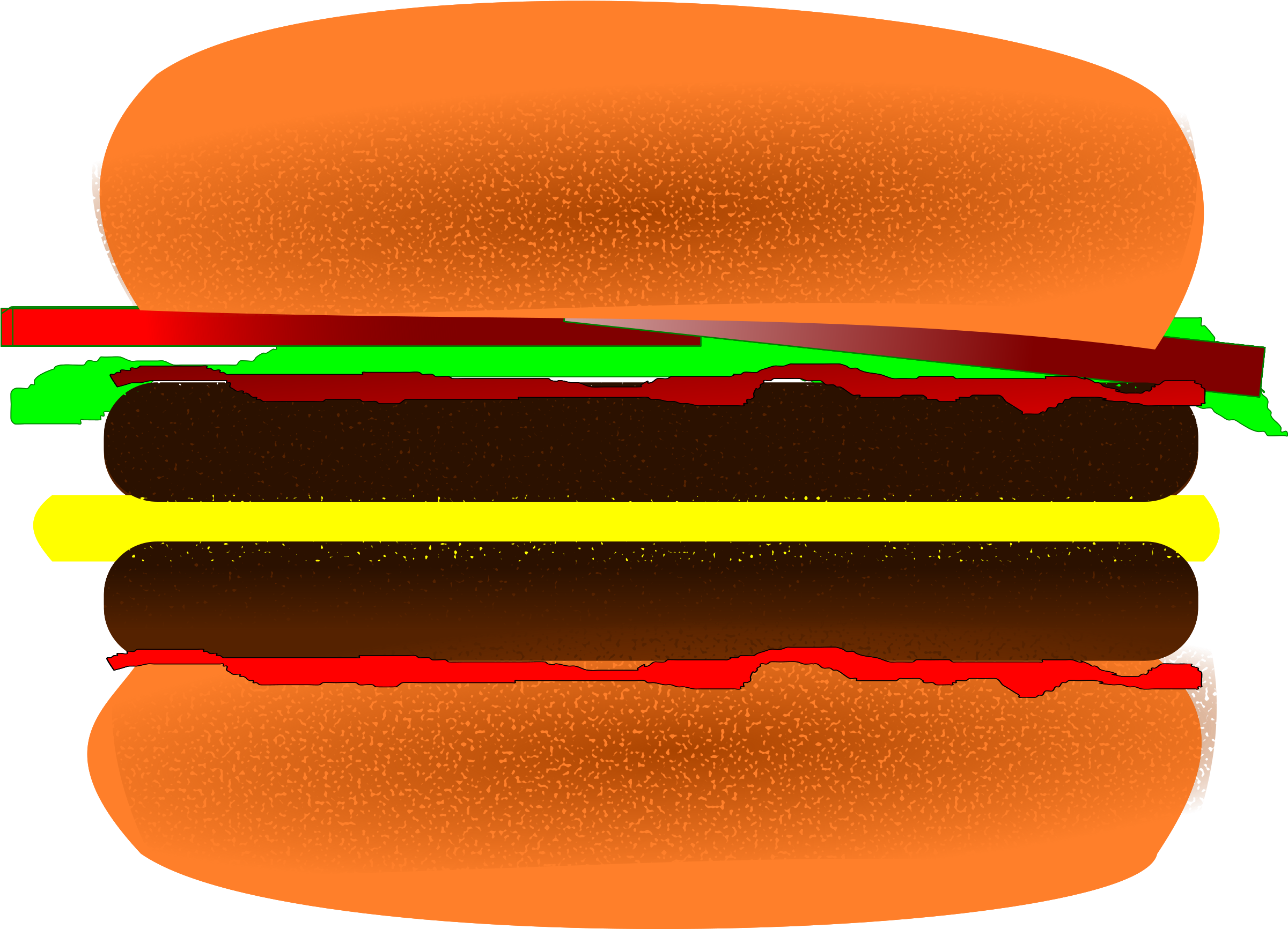 Classic Hamburger Illustration