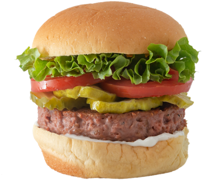 Classic Hamburger Transparent Background