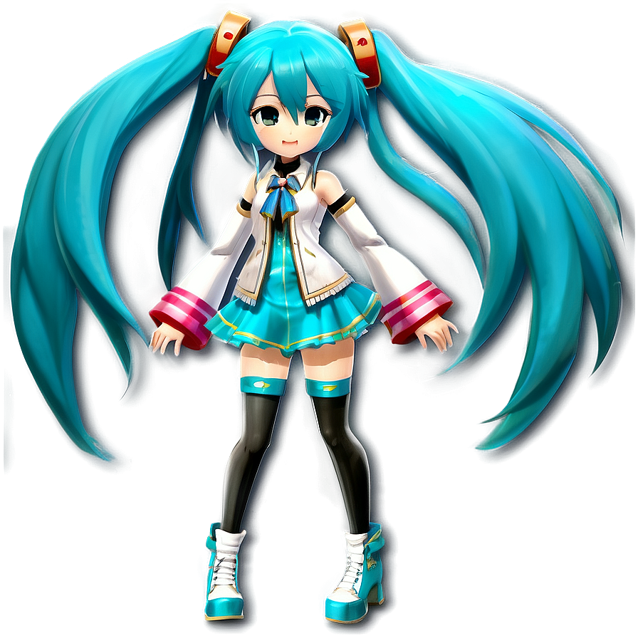 Classic Hatsune Miku Outfit Png 71