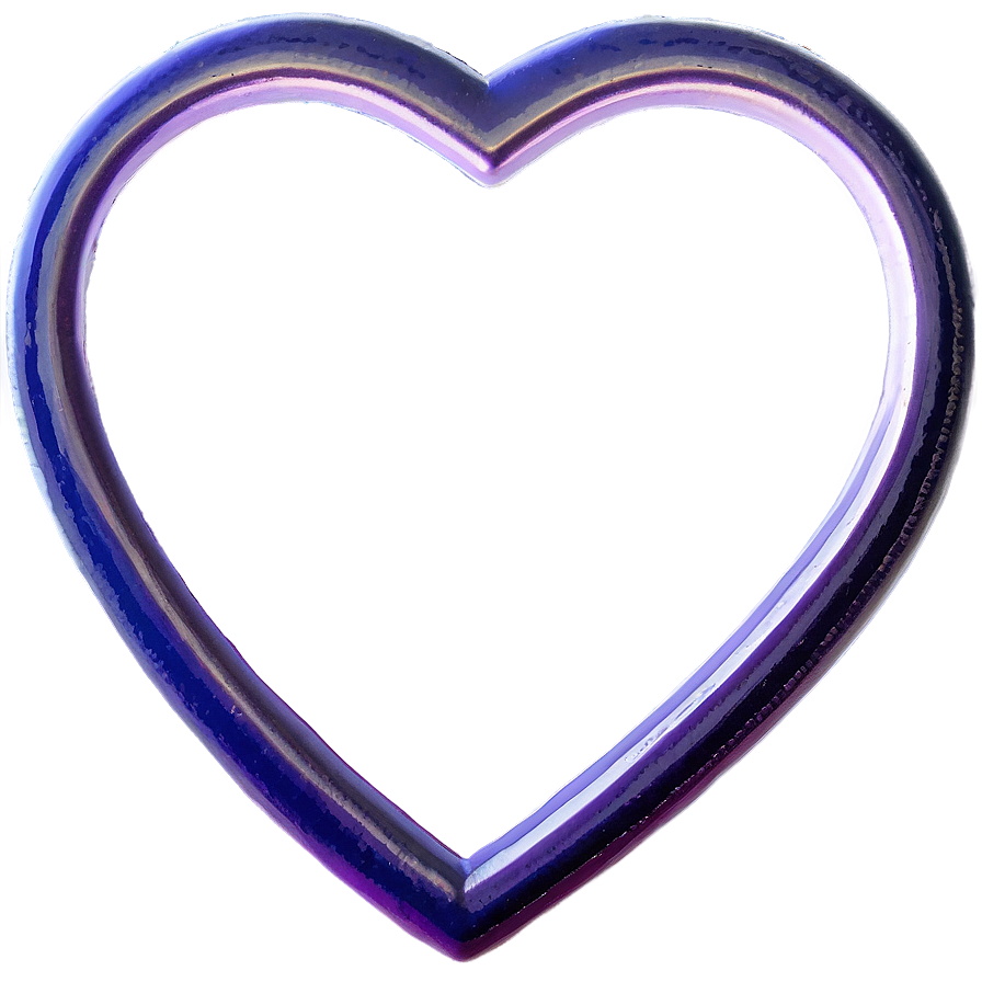 Classic Heart Outline PNG ner61 PNG image with a transparent background, free high-resolution download