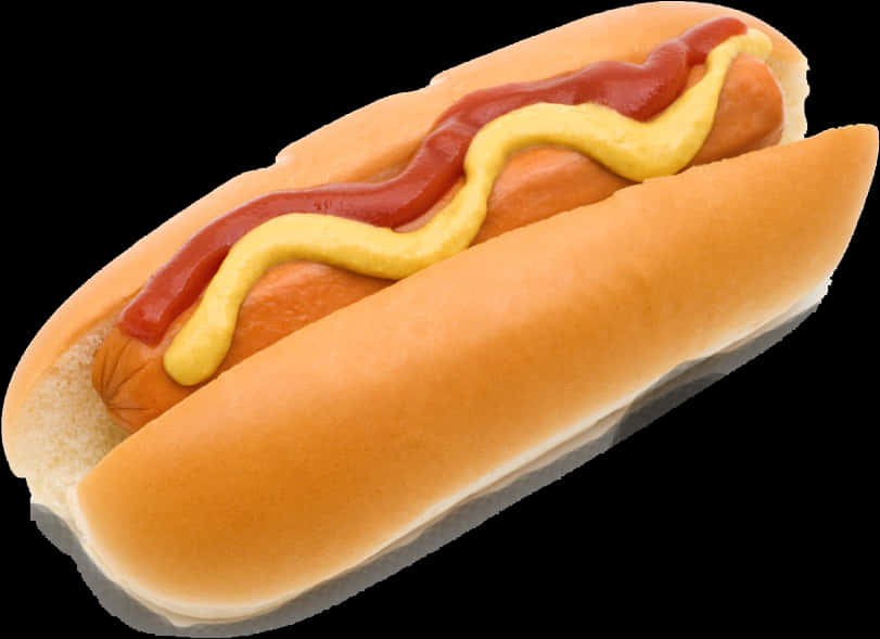 Classic Hot Dog With Ketchup And Mustard