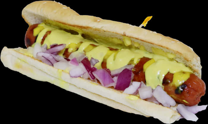 Classic Hot Dogwith Mustardand Onions