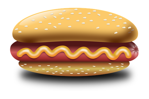 Classic Hotdog Illustration