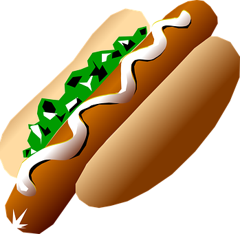 Classic Hotdog Illustration