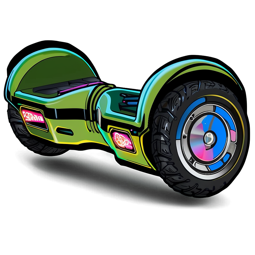 Classic Hoverboard Design Png Hkm36