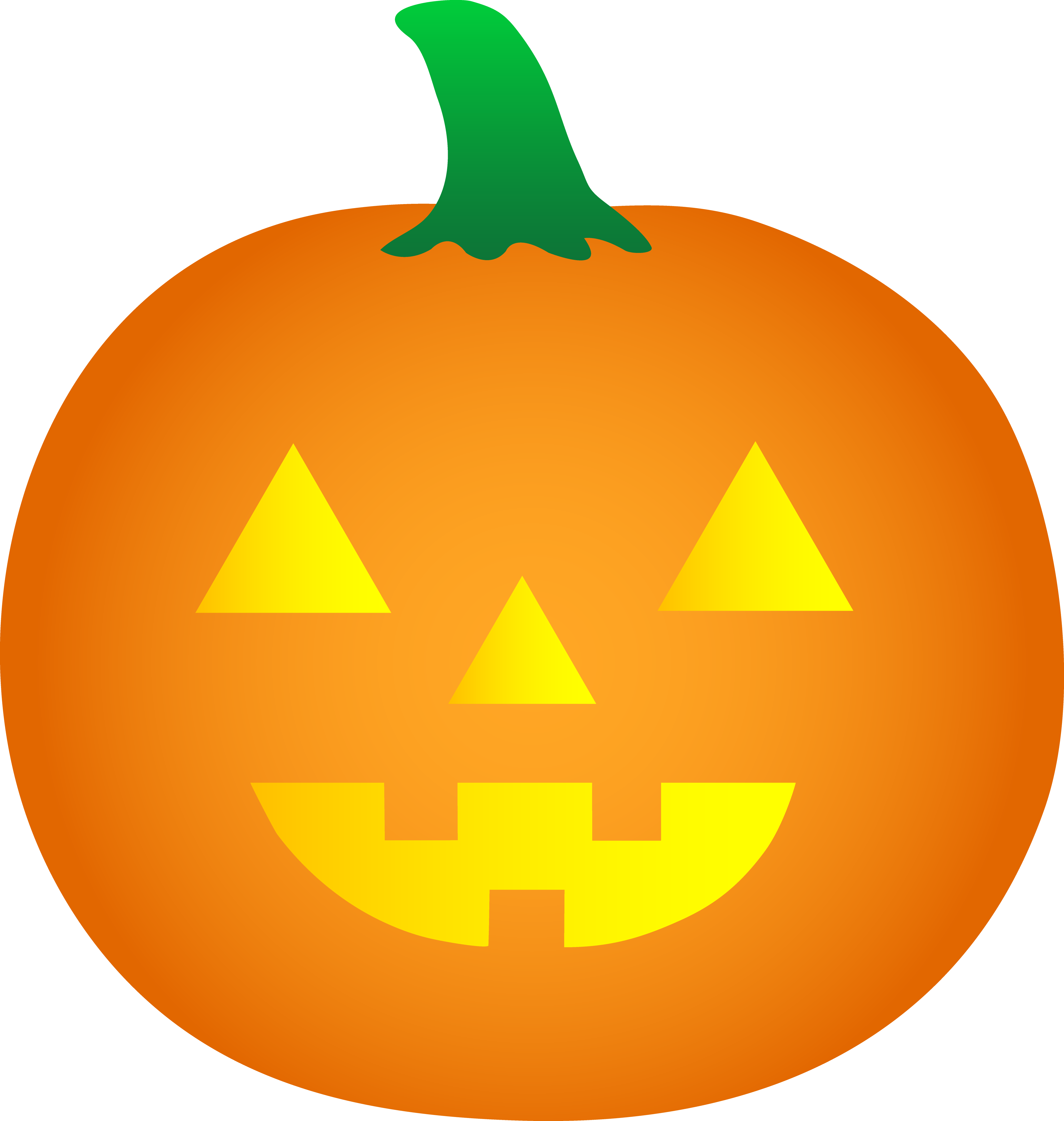 Happy Pumpkin Png Image - Jack-o'-lantern PNG with transparent background