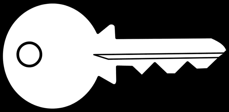 Key, Access, Open, Unlock, Key Bit, Security - White Key Vector Png, Transparent Png PNG with transparent background
