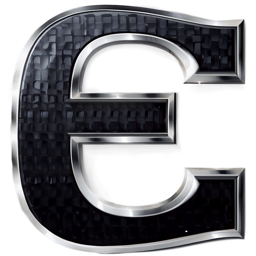 Classic Letter E Icon Png 06202024