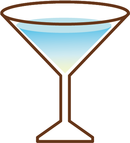 Clip Art Martini Glasses Cartoon - Cartoon Martini Glass, HD Png Download PNG with transparent background