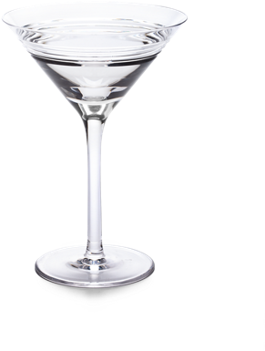 Classic Martini Glass Transparent Background