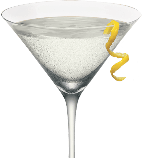 Classic Martiniwith Lemon Twist