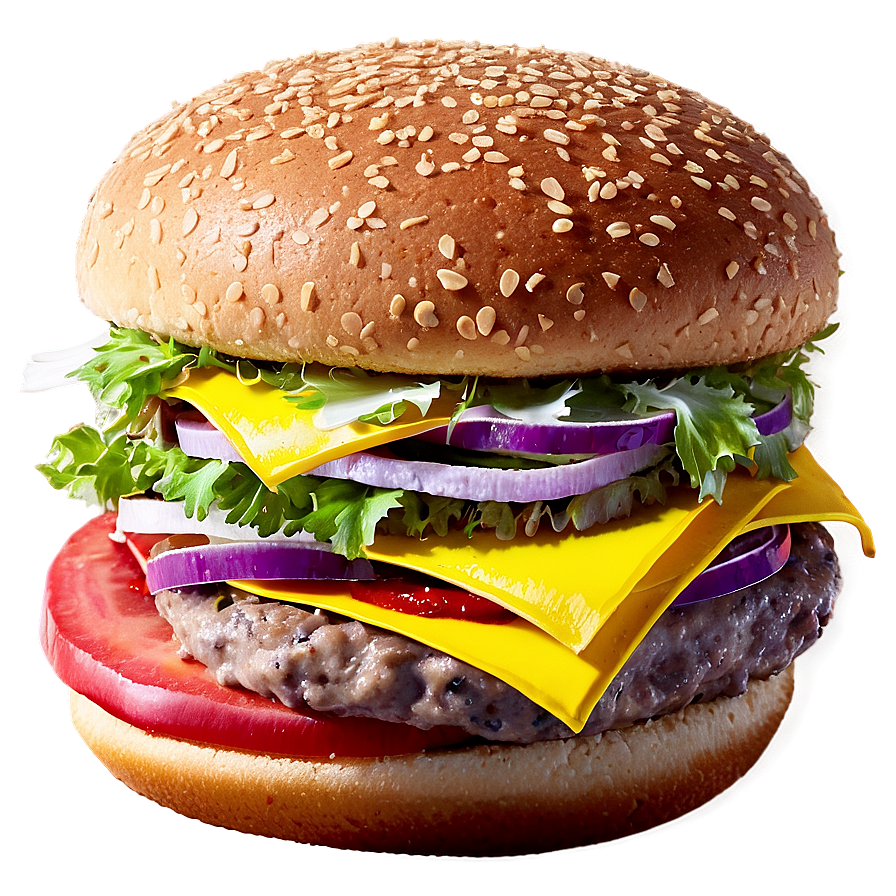 Classic Mcdonald's Burger Png 7