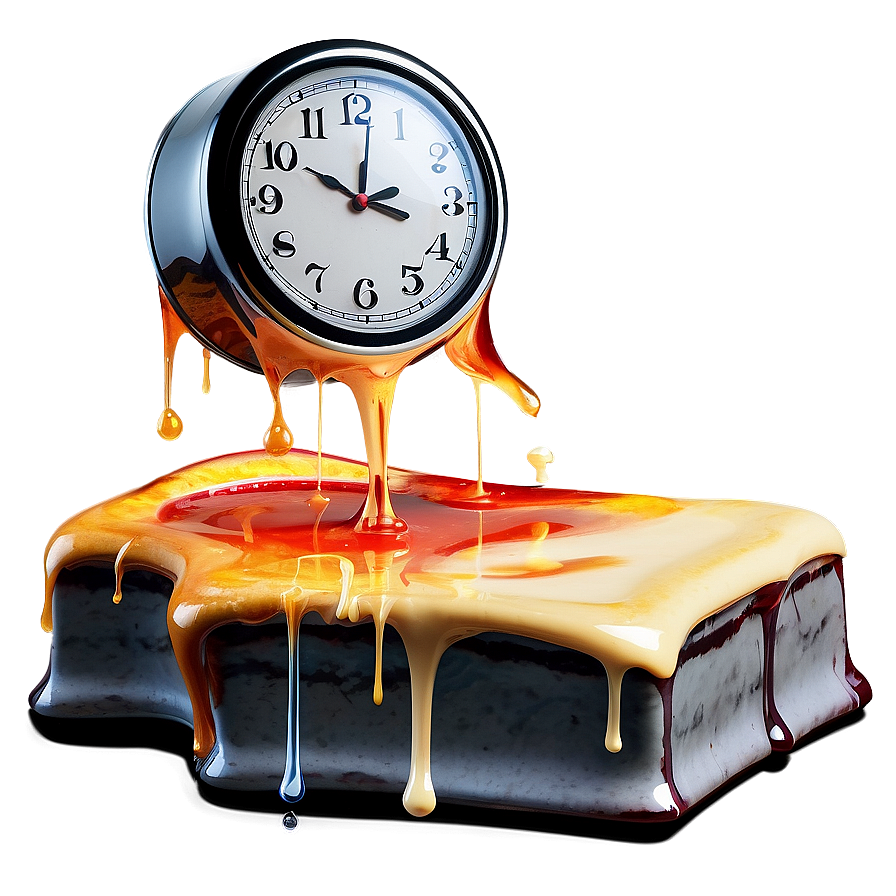 Classic Melting Clock Reproduction Png 23