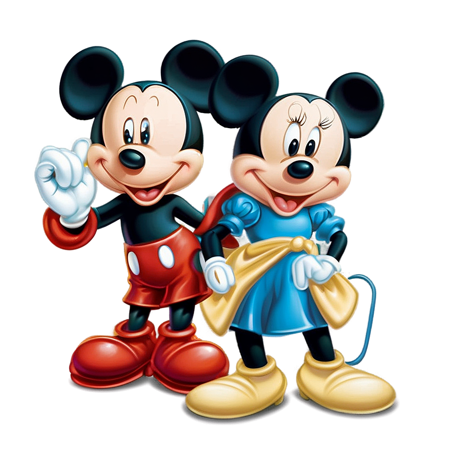 Classic Mickey And Minnie Png 89