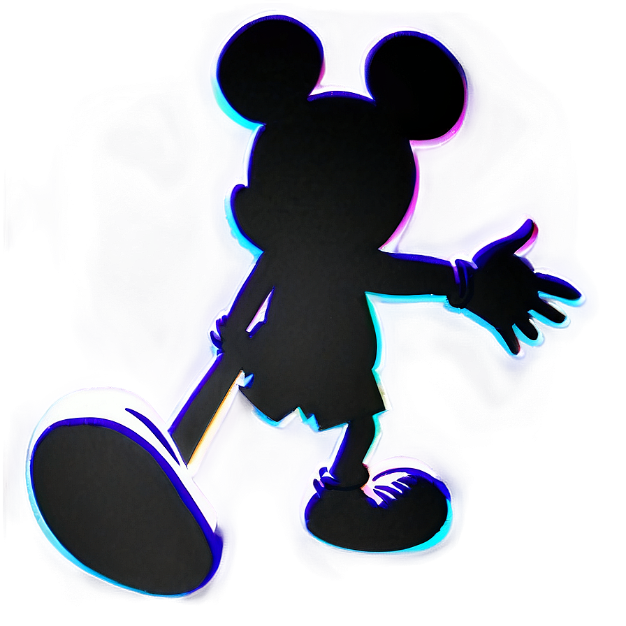 Classic Mickey Mouse Shadow Png 79