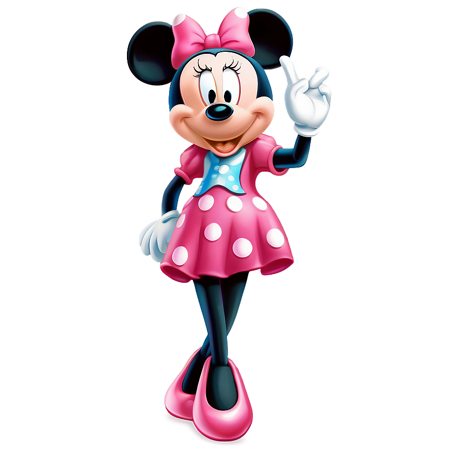 Classic Minnie Mouse Pose PNG imx PNG with transparent background