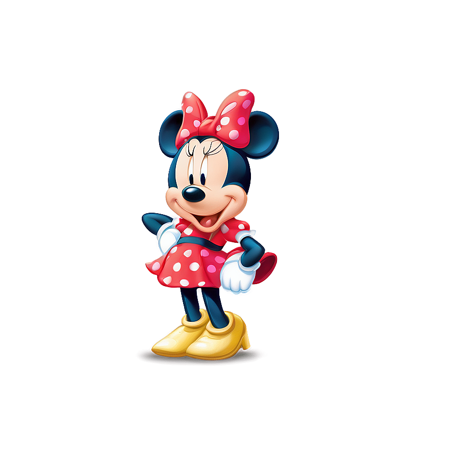 Classic Minnie Mouse Pose PNG ogx PNG with transparent background