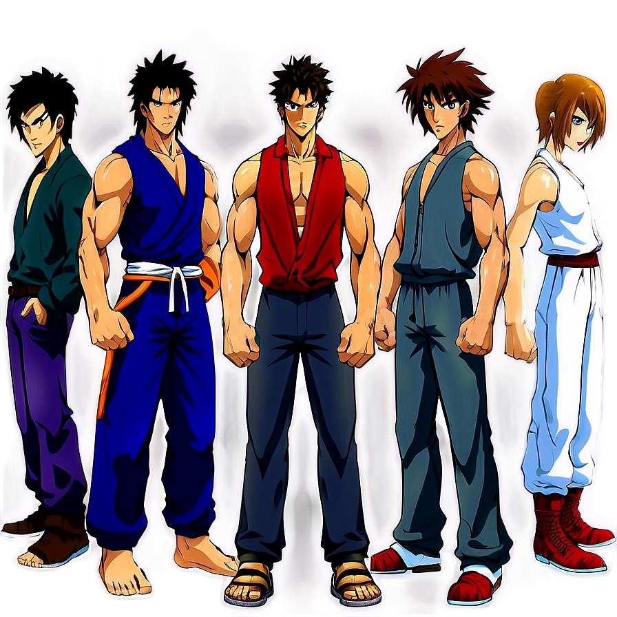 Classic Mugen Characters Lineup Png Whw