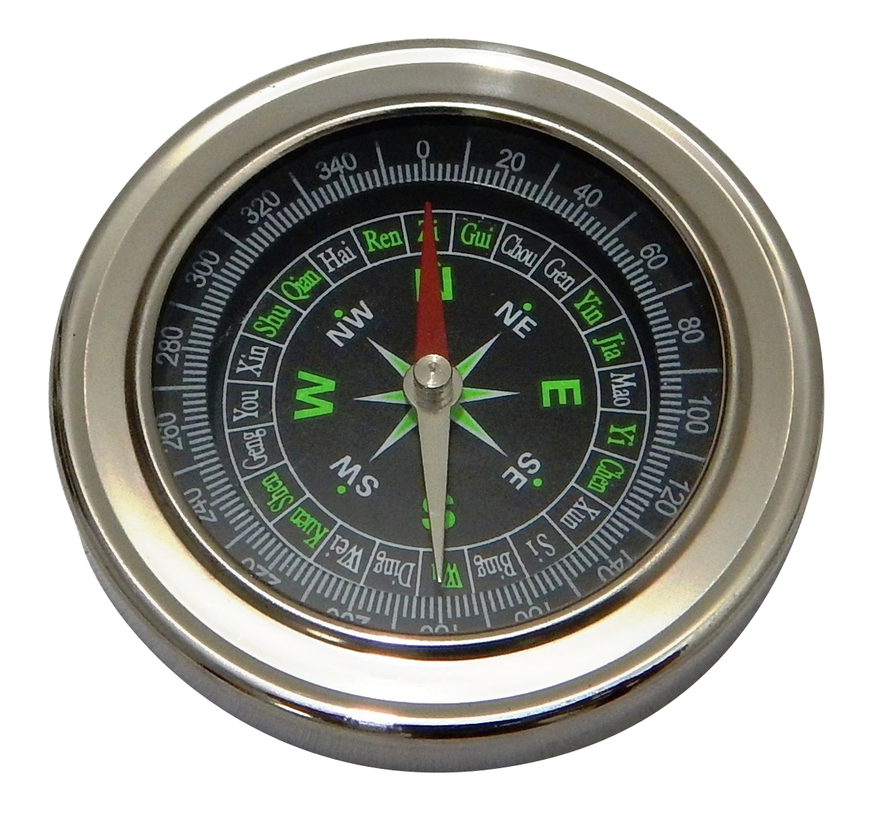 Classic Navigation Compass PNG with transparent background