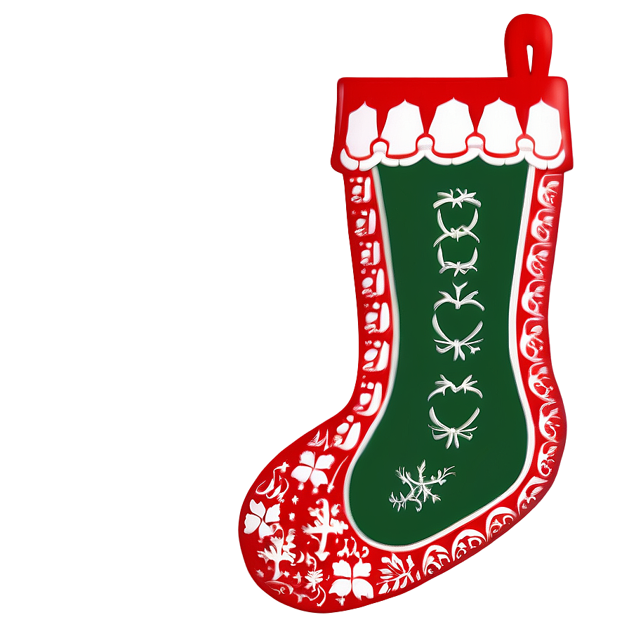 Classic Noel Stocking Png Dny73