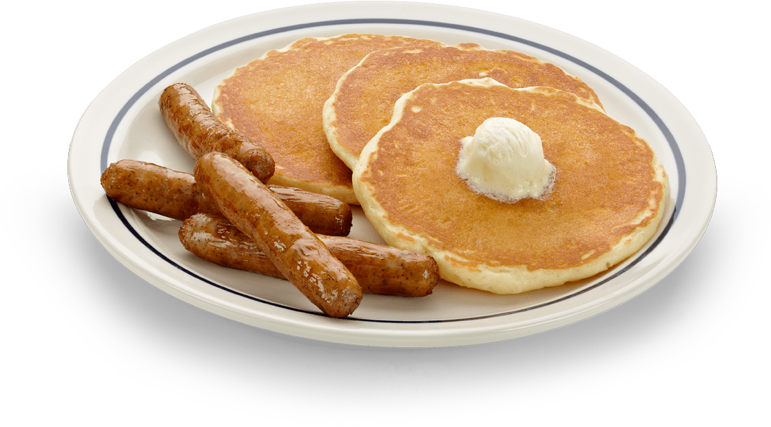 Transparent Pancake Clipart - Pancakes And Sausage Links, HD Png Download PNG with transparent background