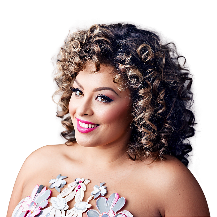 Classic Perm Look Png 81