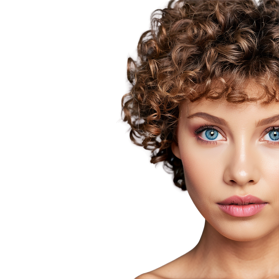 Classic Perm Look Png 94