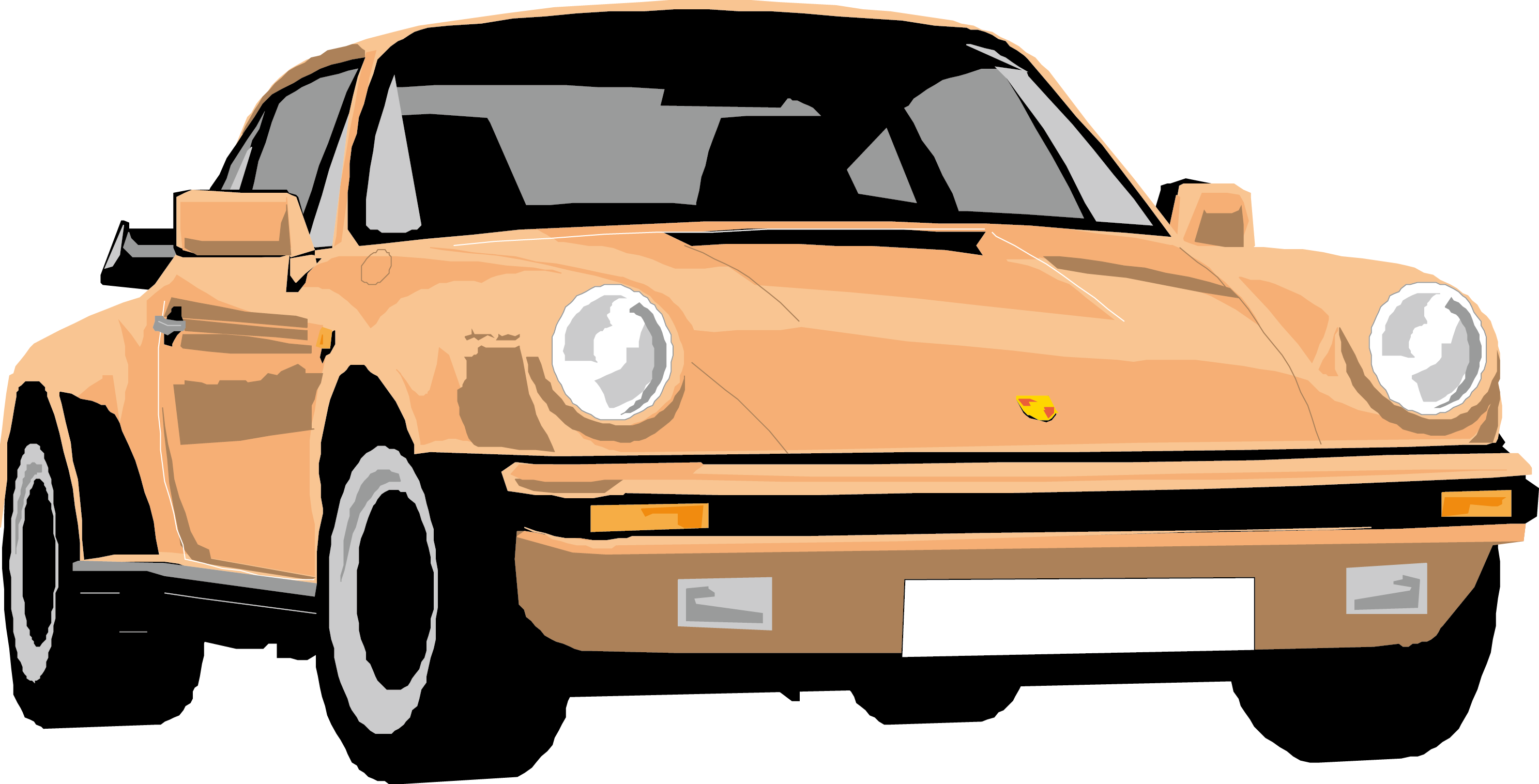 Porsche 911 Porsche 944 Porsche 930 Car - Clipart Porsche, HD Png Download PNG with transparent background
