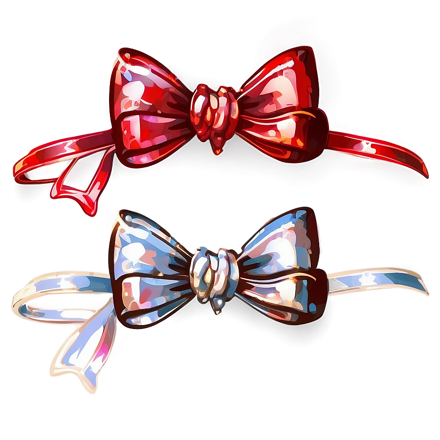 Classic Red Bow Png 93