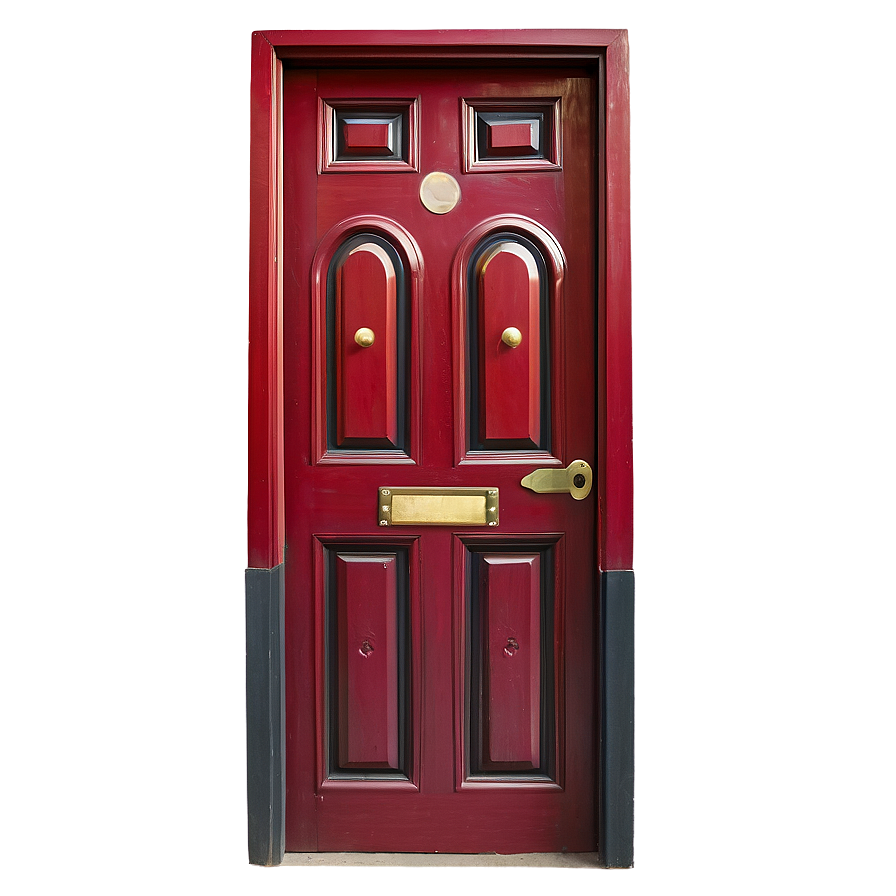 Classic Red Door PNG ijl25 PNG image with a transparent background, free high-resolution download