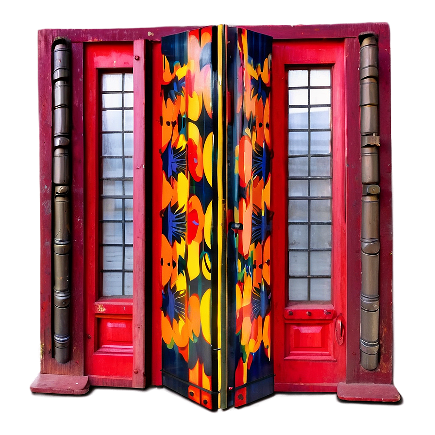 Classic Red Door Png Qob