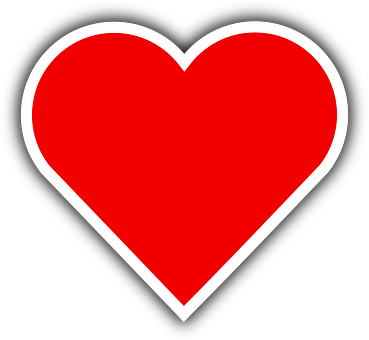 Classic Red Heart Icon