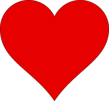 Classic Red Heart Shape