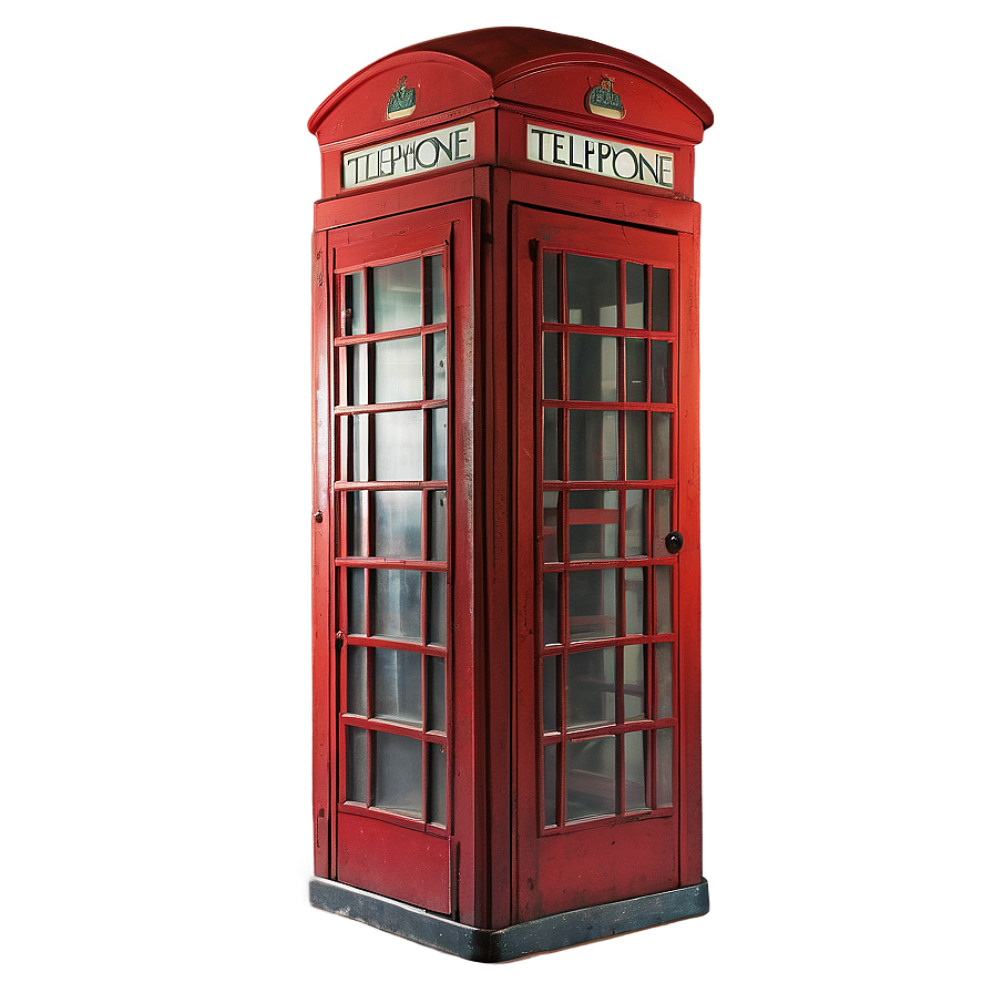 Classic Red Telephone Box England Png 52