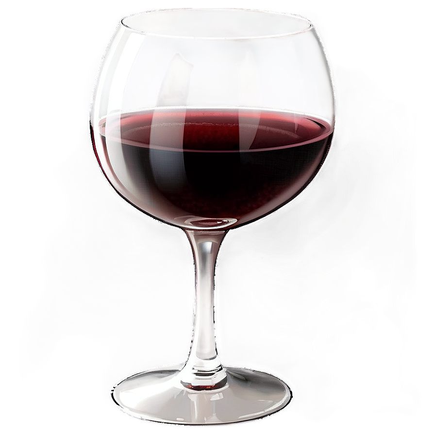 Classic Red Wine Glass Png Ptp