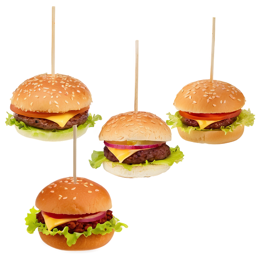 Classic Slider Mini Burgers Png Poc