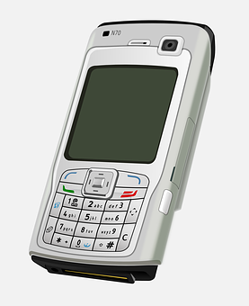 Classic Slider Phone N70 PNG with transparent background
