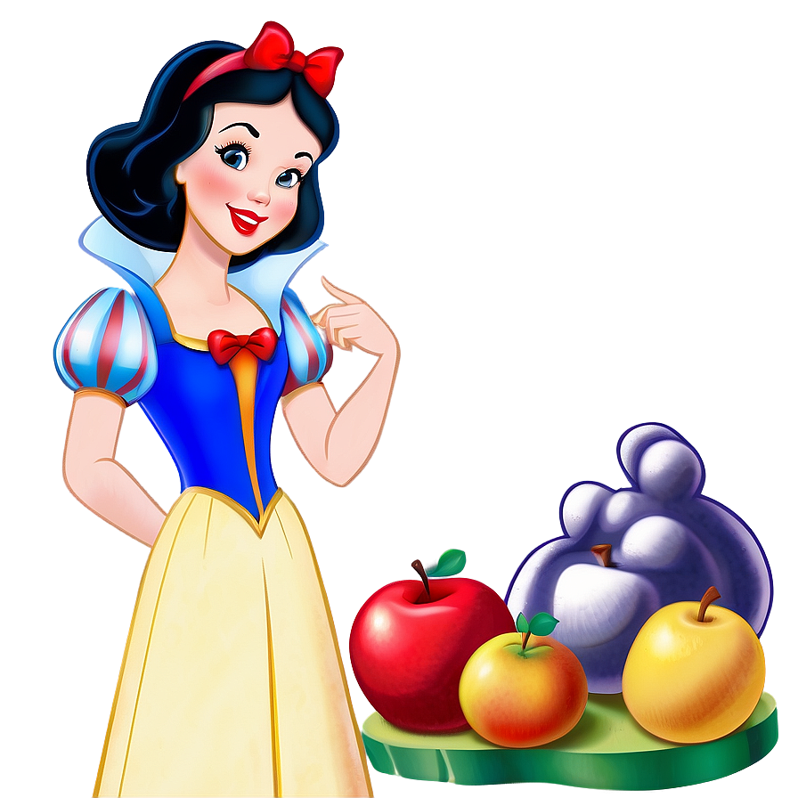 Classic Snow White Illustration PNG 05062024 PNG with transparent background